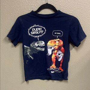The Children's Place Navy Dinosaur Talk Tee